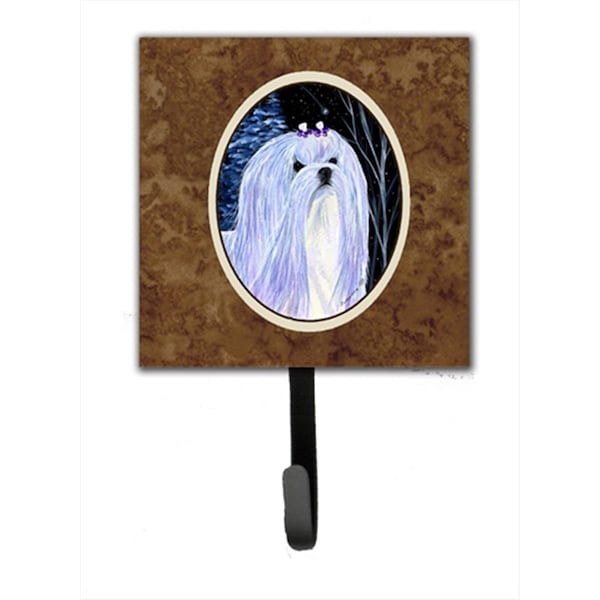 Jensendistributionservices Starry Night Maltese Leash Holder Or Key Hook - MI1713110
