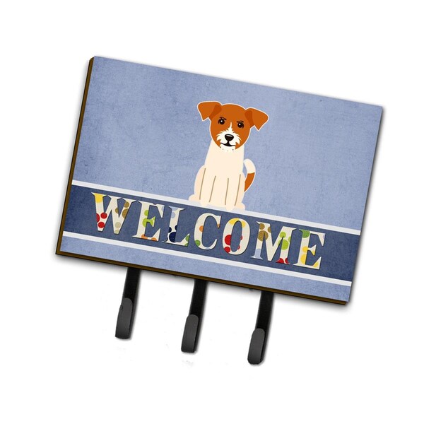 Carolines Treasures Jack Russell Terrier Welcome Leash or Key Holder - BB5689TH68