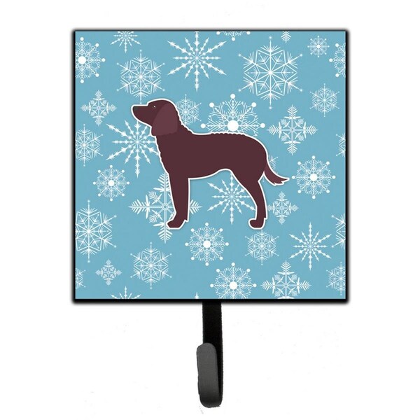 Carolines Treasures Winter Snowflake American Water Spaniel Leash or Key Holder - BB3501SH4