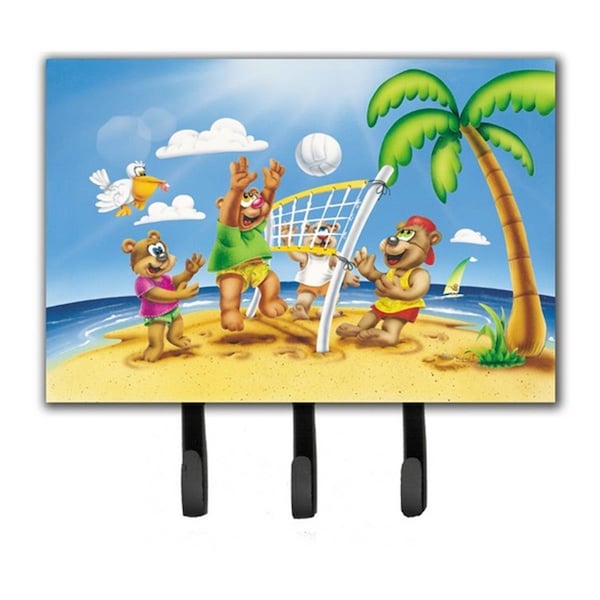 Carolines Treasures Bears Playing Volleyball Leash or Key Holder - APH0373TH68