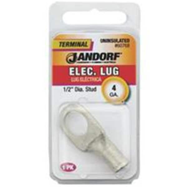 Terminal eléctrico de anillo Jandorf 4 paq 1/2 pulgada 60768 - 3399227