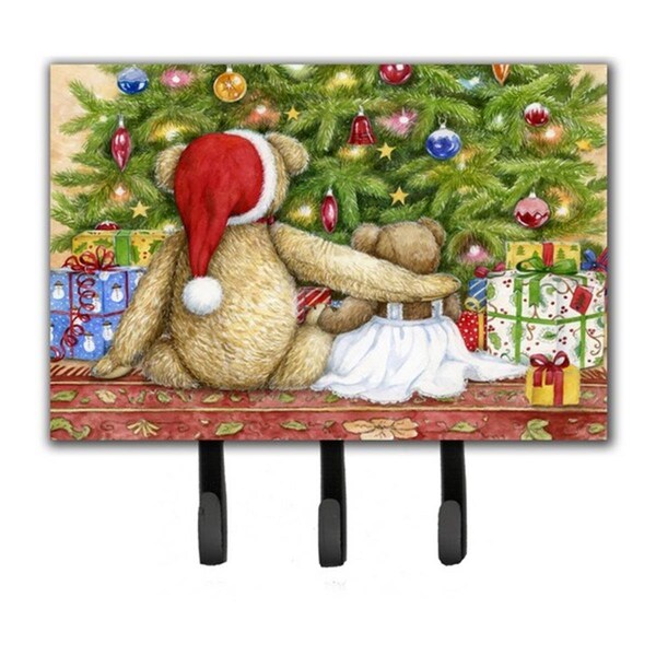 Jensendistributionservices Christmas Teddy Bears with Tree Leash or Key Holder - MI1719514