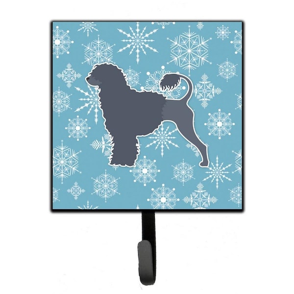 Jensendistributionservices Winter Snowflake Portuguese Water Dog Leash or Key Holder - MI1655422