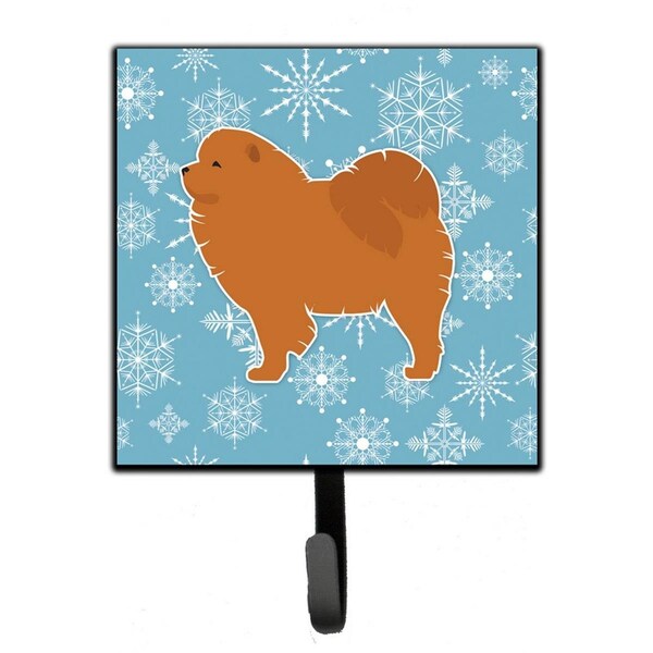 Carolines Treasures Winter Snowflake Chow Chow Leash or Key Holder - BB3551SH4