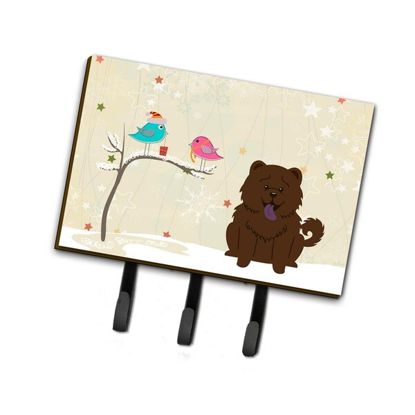 Jensendistributionservices Christmas Presents Between Friends Chow Chow Chocolate Leash or Key Holder - MI1705023
