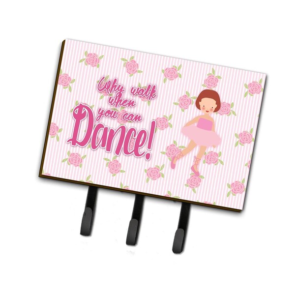 Carolines Treasures Ballet Red Short Hair Leash or Key Holder - BB5383TH68