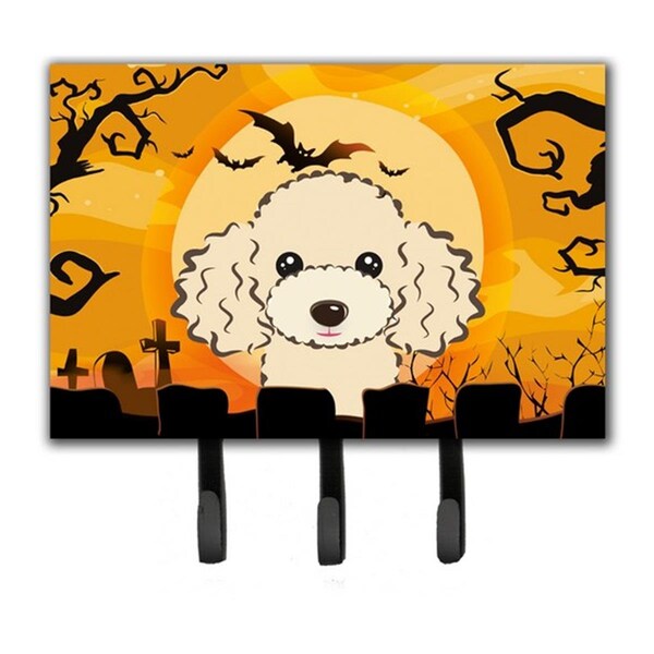 Jensendistributionservices Halloween Buff Poodle Leash & Key Holder - MI2103676
