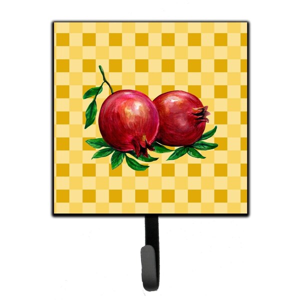 Carolines Treasures Whole Pomegranates on Basketweave Leash or Key Holder - BB7249SH4