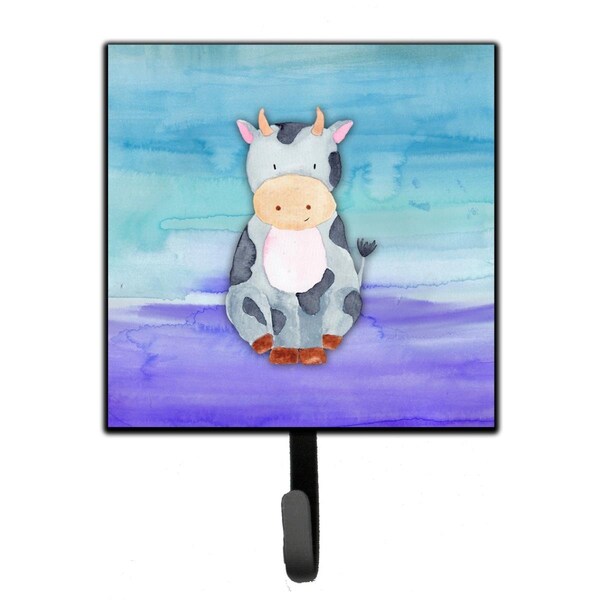 Jensendistributionservices Cow Watercolor Leash or Key Holder - MI1656737