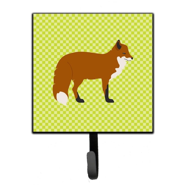 Carolines Treasures Red Fox Green Leash or Key Holder - BB7702SH4