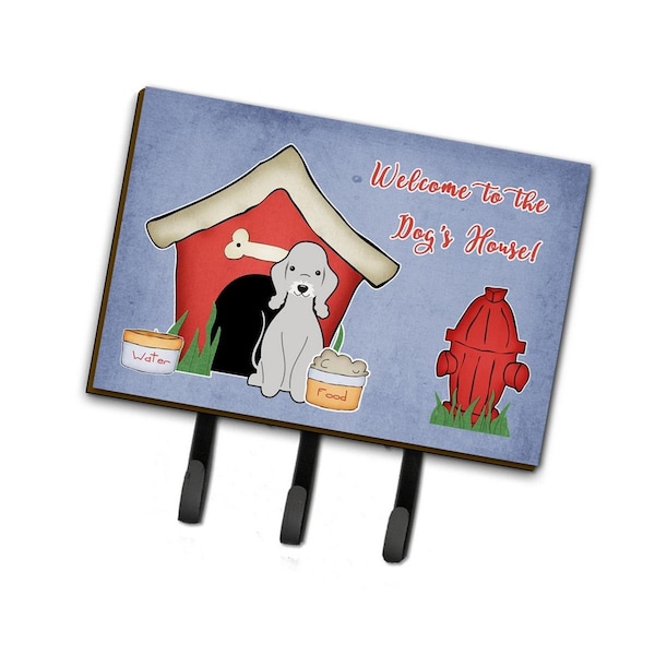 Carolines Treasures Dog House Collection Bedlington Terrier Blue Leash or Key Holder - BB2844TH68