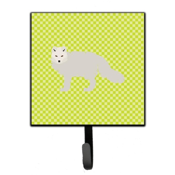 Carolines Treasures White Arctic Fox Green Leash or Key Holder - BB7703SH4