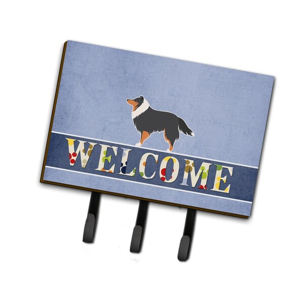 Carolines Treasures Sheltie & Shetland Sheepdog Welcome Leash or Key Holder - BB5534TH68