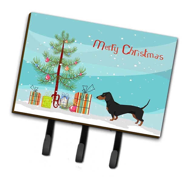 Carolines Treasures Dachshund Christmas Tree Leash or Key Holder - CK3533TH68