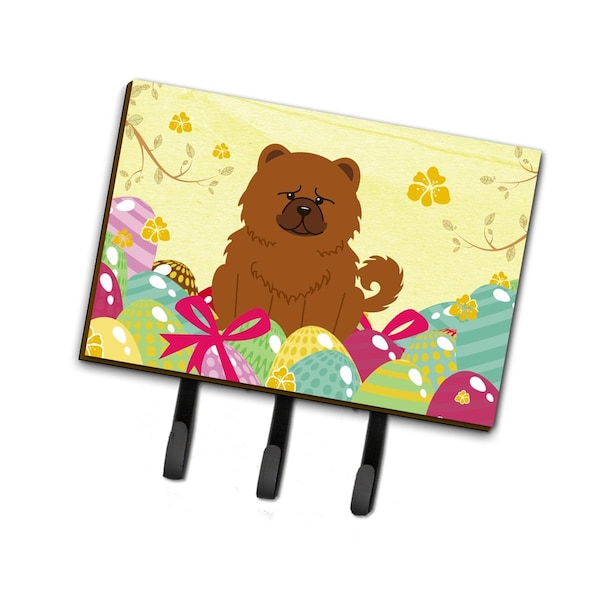 Carolines Treasures Easter Eggs Chow Chow Red Leash or Key Holder - BB6142TH68