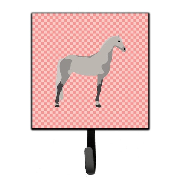 Carolines Treasures Orlov Trotter Horse Pink Check Leash or Key Holder - BB7908SH4
