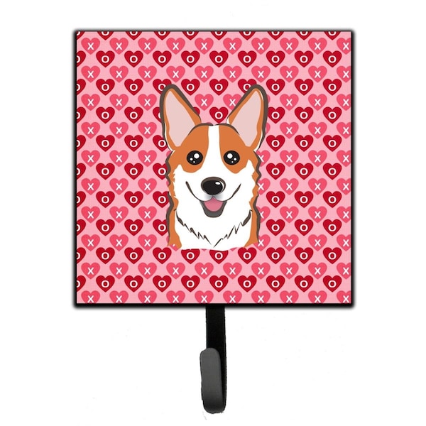 Carolines Treasures Red Corgi Hearts Leash or Key Holder - BB5324SH4