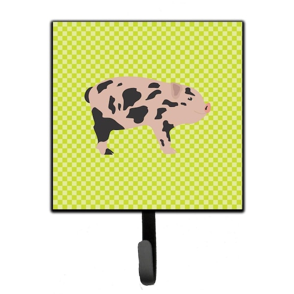 Carolines Treasures Mini Miniature Pig Green Leash or Key Holder - BB7761SH4