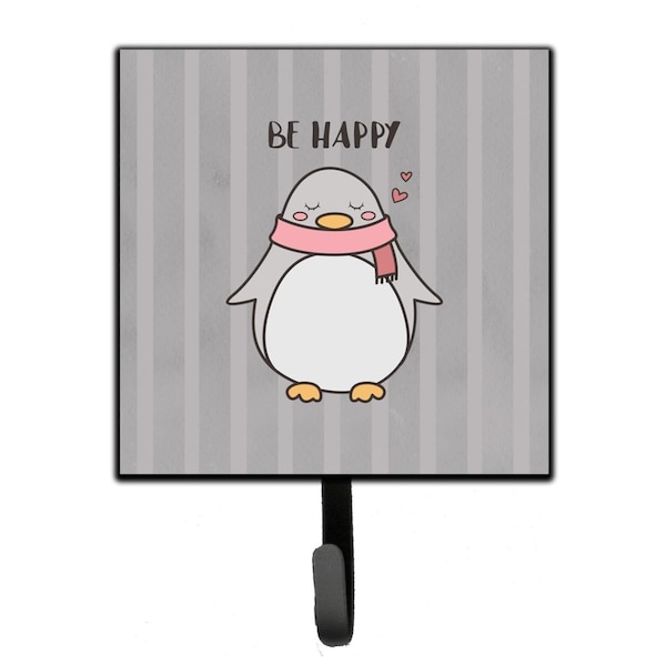 Carolines Treasures Nursery Be Happy Penquin Leash or Key Holder - BB7478SH4