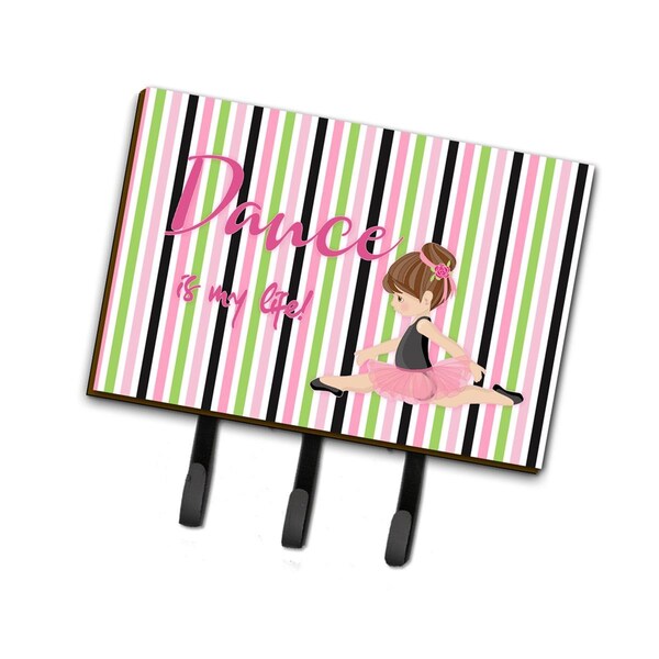 Carolines Treasures Ballet Dance is My Life Brunette Leash or Key Holder - BB5393TH68
