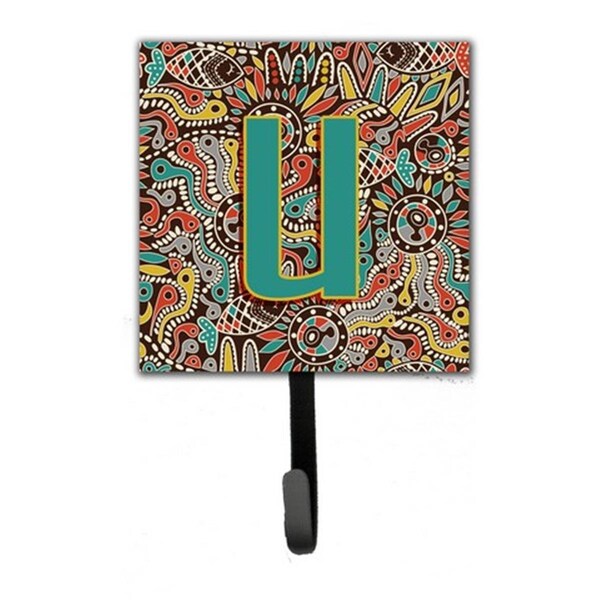 Jensendistributionservices Letter U Retro Tribal Alphabet Initial Leash & Key Holder - MI1660944