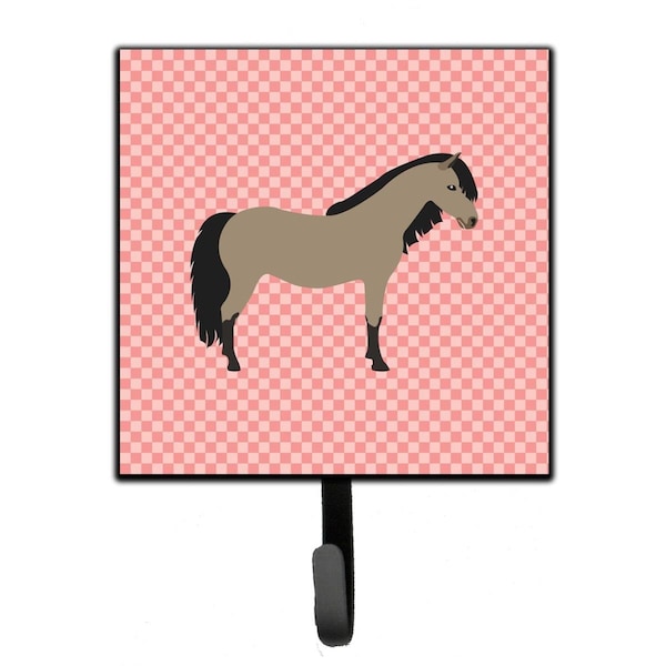 Carolines Treasures Welsh Pony Horse Pink Check Leash or Key Holder - BB7910SH4