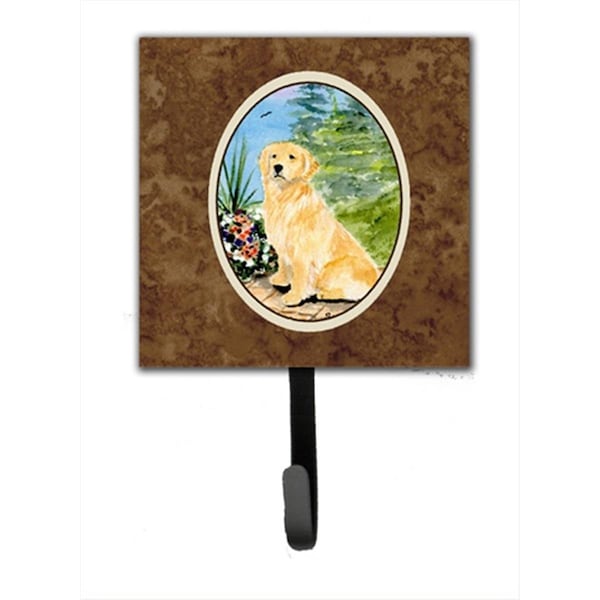 Jensendistributionservices 4.25 x 6 in. Golden Retriever Leash Or Key Hook - MI2087596