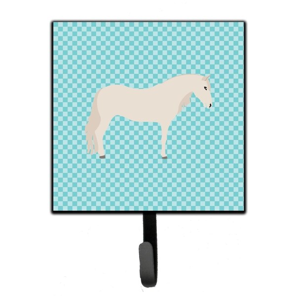 Carolines Treasures Paso Fino Horse Blue Check Leash or Key Holder - BB8079SH4