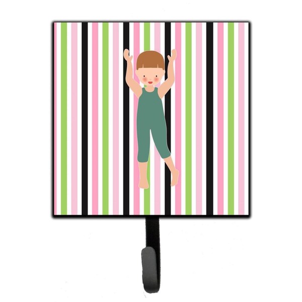 Carolines Treasures Dancer Bikatard Brown Hair Leash or Key Holder - BB5193SH4