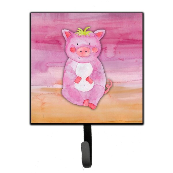 Jensendistributionservices Pig Watercolor Leash or Key Holder - MI1656738