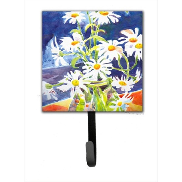 Jensendistributionservices 4.25 x 7 in. Flowers Daisy Leash Or Key Holder - MI1713610