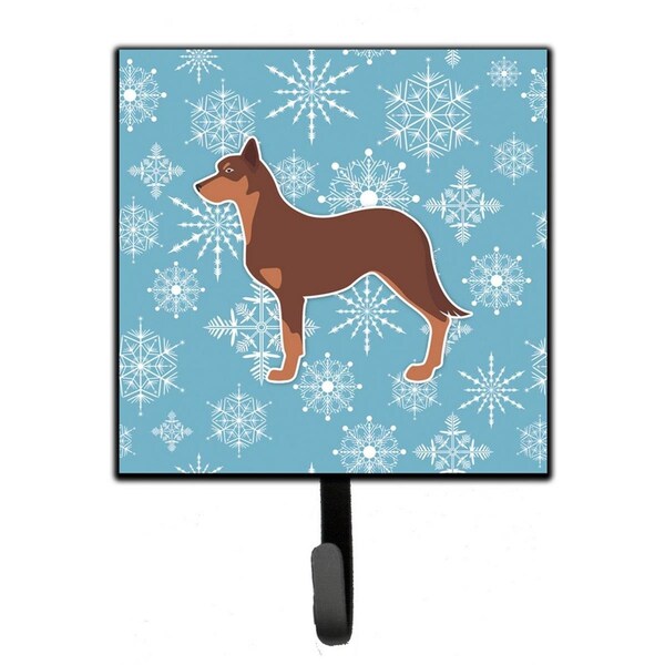 Jensendistributionservices Winter Snowflake Australian Kelpie Dog Leash or Key Holder - MI1654231