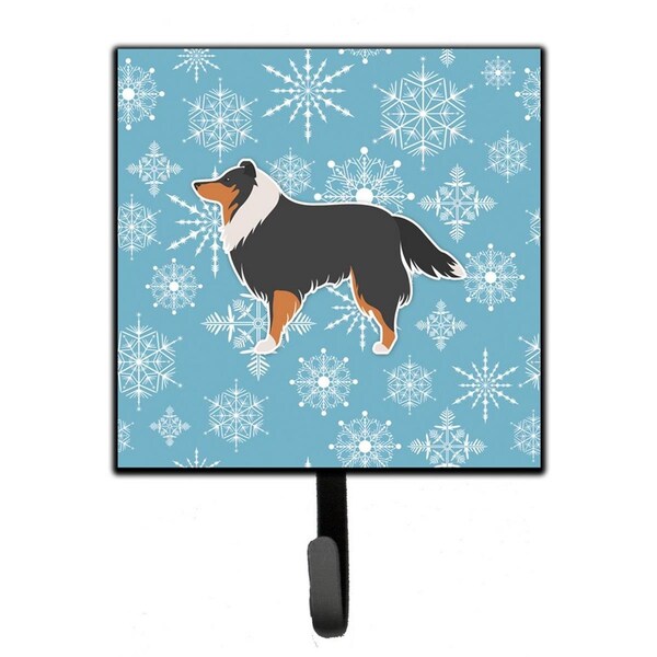 Jensendistributionservices Winter Snowflake Sheltie & Shetland Sheepdog Leash or Key Holder - MI1655145