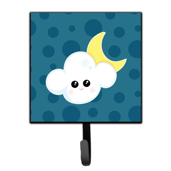 Carolines Treasures Weather Cloudy Moon Face Leash or Key Holder - BB7154SH4