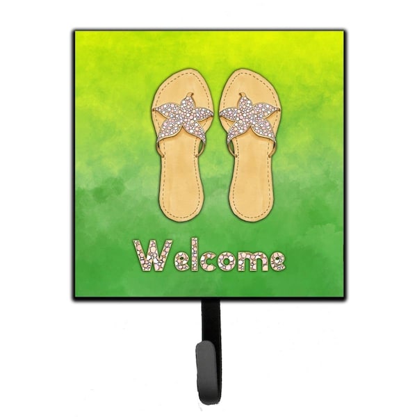 Carolines Treasures Flip Flops Welcome Leash or Key Holder - BB7454SH4