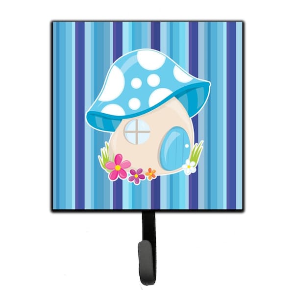 Carolines Treasures Fairy House Blue Stripes Leash or Key Holder - BB6911SH4