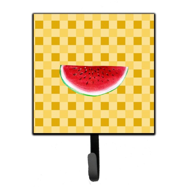 Jensendistributionservices Sliced Watermelon on Basketweave Leash or Key Holder - MI1656662