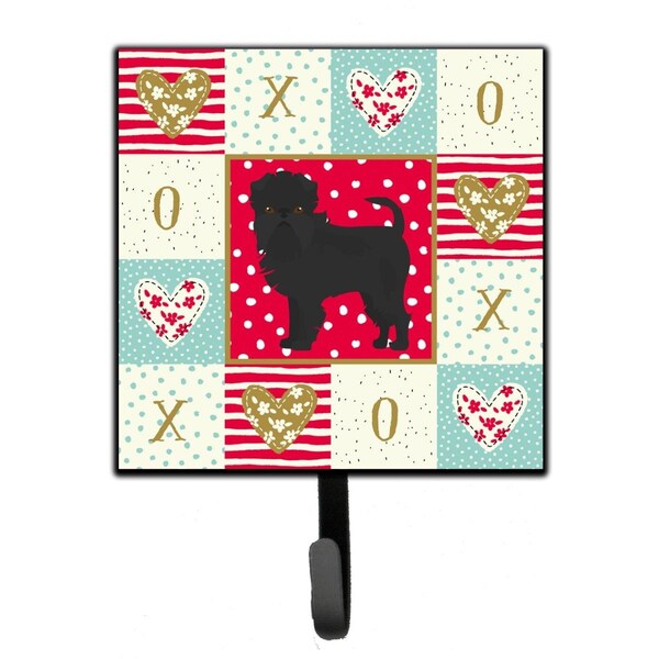 Carolines Treasures 4.25 x 1 x 7 in. Affenpinscher No.2 Love Leash or Key Holder - CK5807SH4