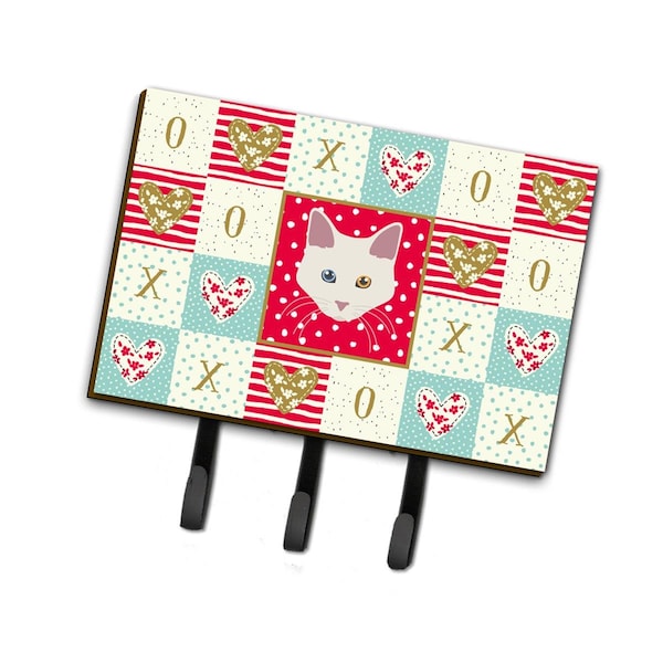 Carolines Treasures 6 x 2 x 9 in. Goddess Giant Cat Love Leash or Key Holder - CK5084TH68