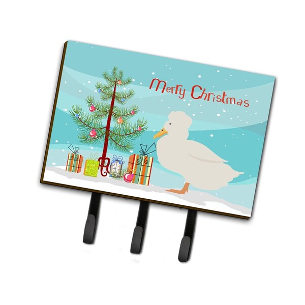 Carolines Treasures Crested Duck Christmas Leash or Key Holder - BB9224TH68