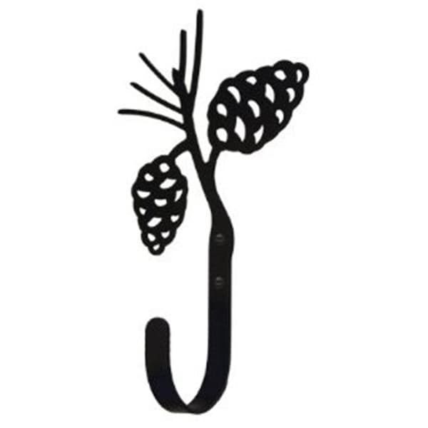 Village Wrought Iron Village Wrought Iron WH-89-L Pinecone Wall Hook Large - WH-89-L