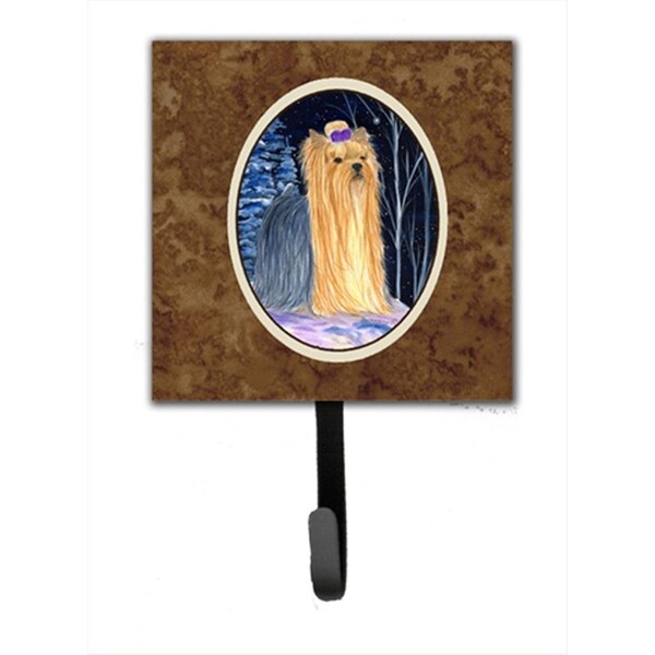 Micasa Starry Night Yorkie Leash Holder Or Key Hook - MI232335