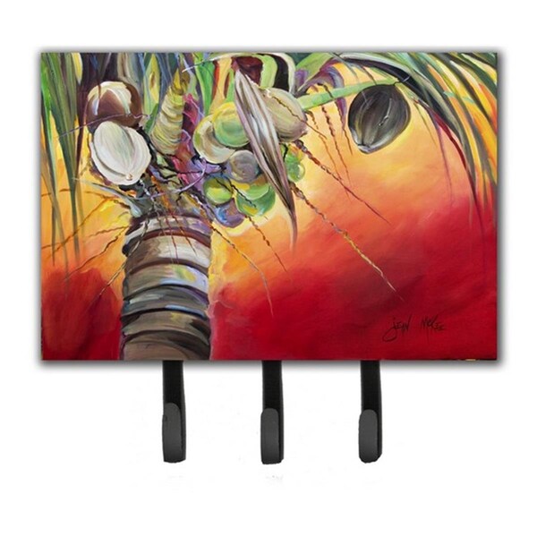 Jensendistributionservices Sunset On The Coconut Tree Leash & Key Holder - MI1719421