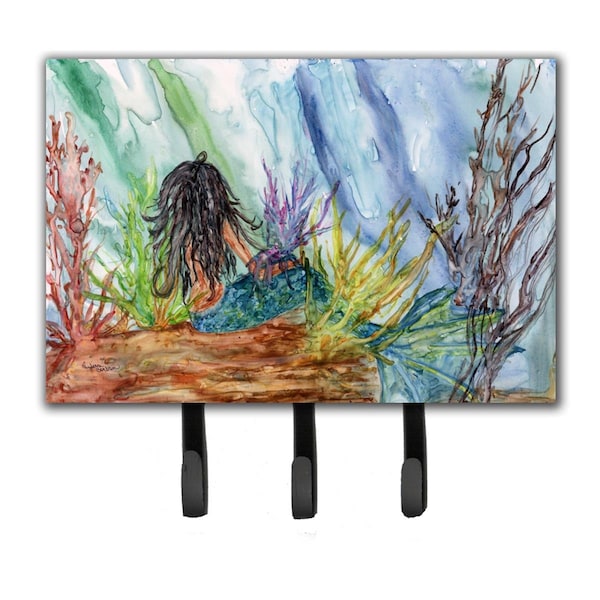 Jensendistributionservices Black Haired Mermaid Water Fantasy Leash or Key Holder - MI1715345