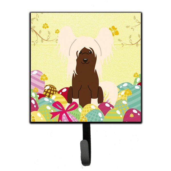Jensendistributionservices Easter Eggs Chinese Crested Cream Leash or Key Holder - MI1719272