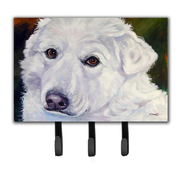 Carolines Treasures Great Pyrenees Contemplation Leash or Key Holder - 7418TH68