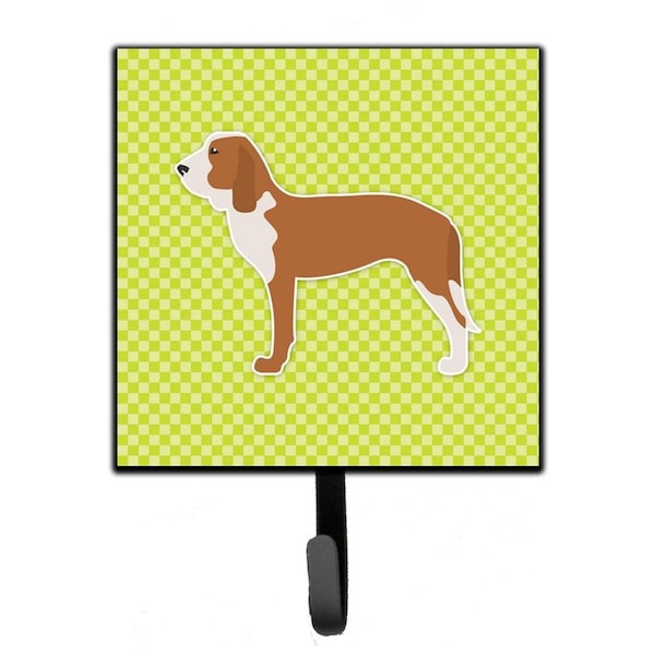 Micasa Spanish Hound Checkerboard Green Leash or Key Holder - MI626936