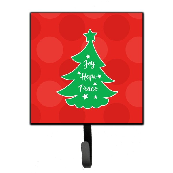 Carolines Treasures Christmas Tree Red Green Leash or Key Holder - BB6971SH4