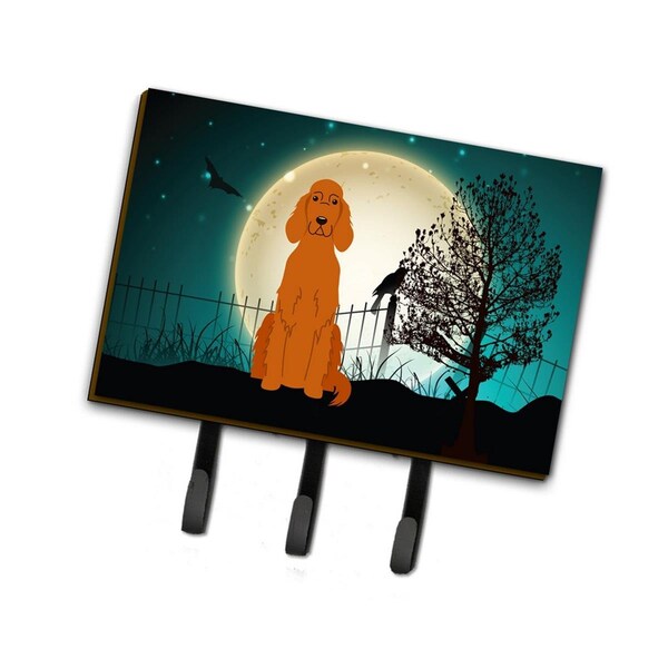 Carolines Treasures Halloween Scary Irish Setter Leash or Key Holder - BB2254TH68