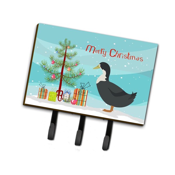 Carolines Treasures Blue Swedish Duck Christmas Leash or Key Holder - BB9229TH68